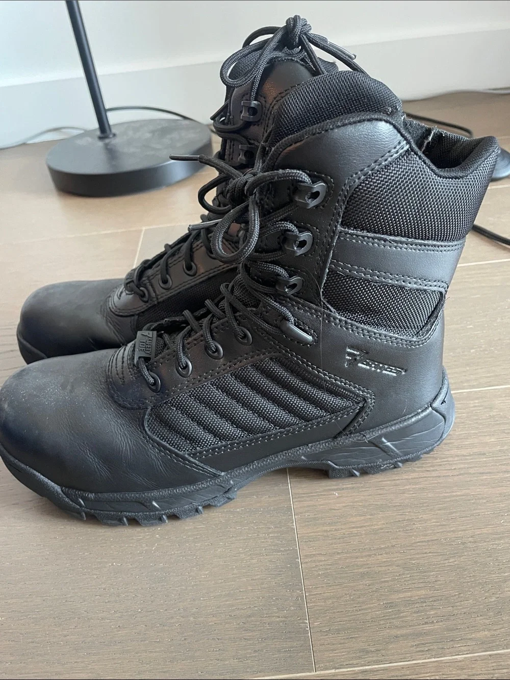 Bates Men's Black Lace-Up Tactical Boots